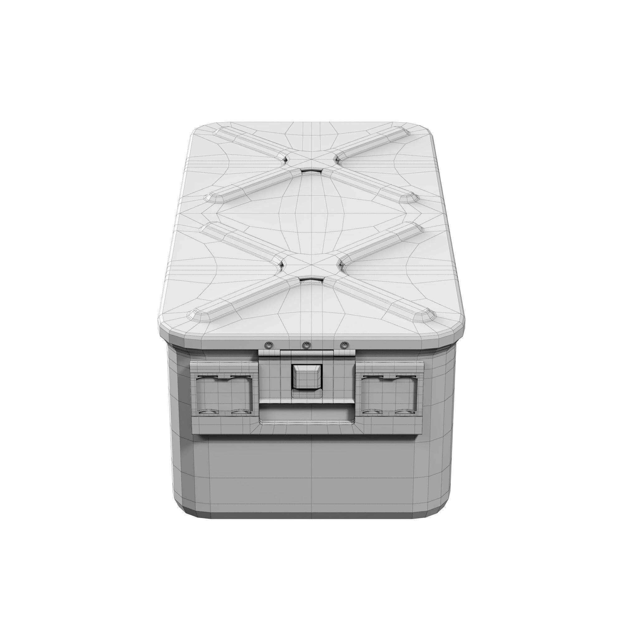 Asipco Big Medical Container Low-poly 3D model_5