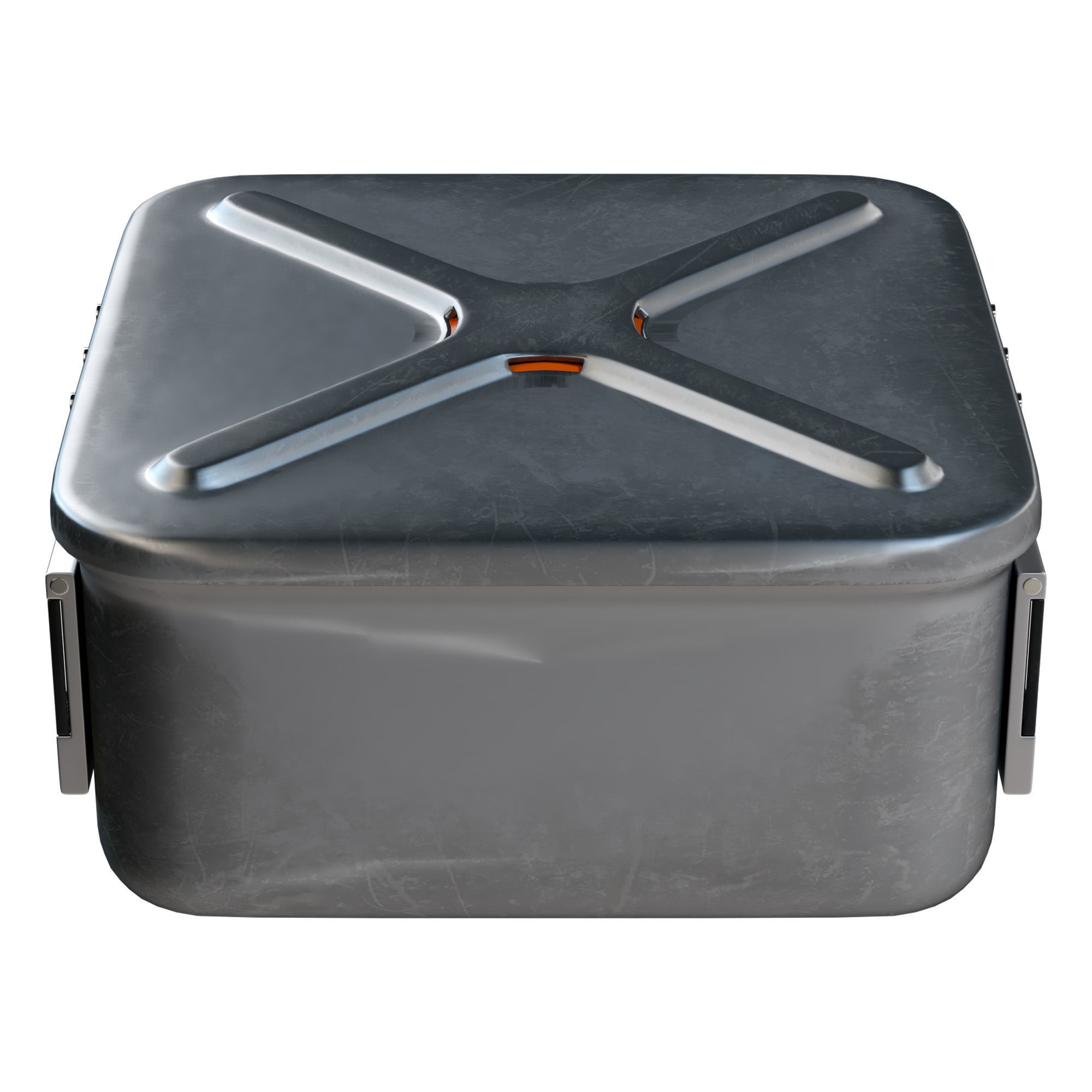  Asipco Middle Medical Container Low-poly 3D model_4