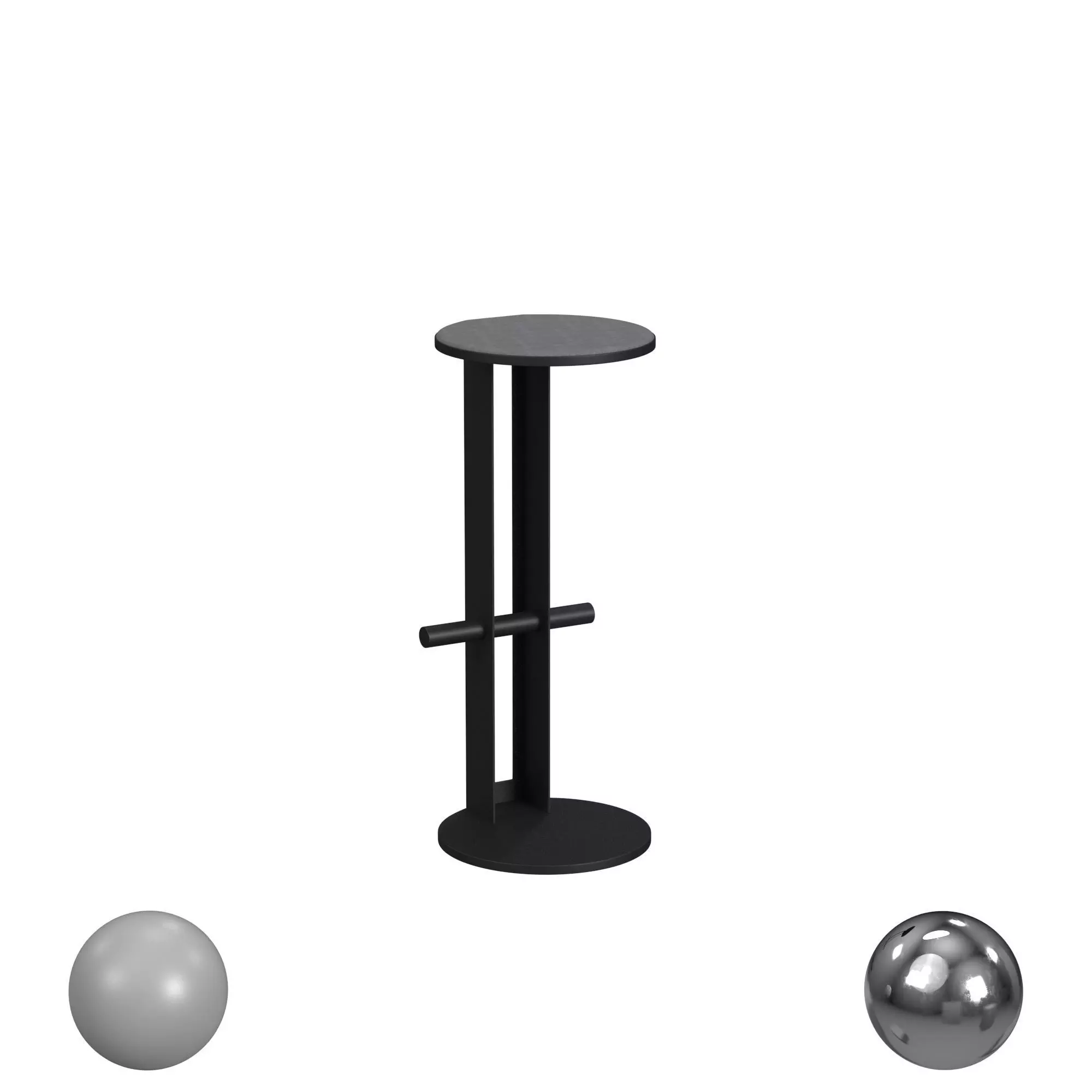 New Tendency Atlas Barstool 3D model_0