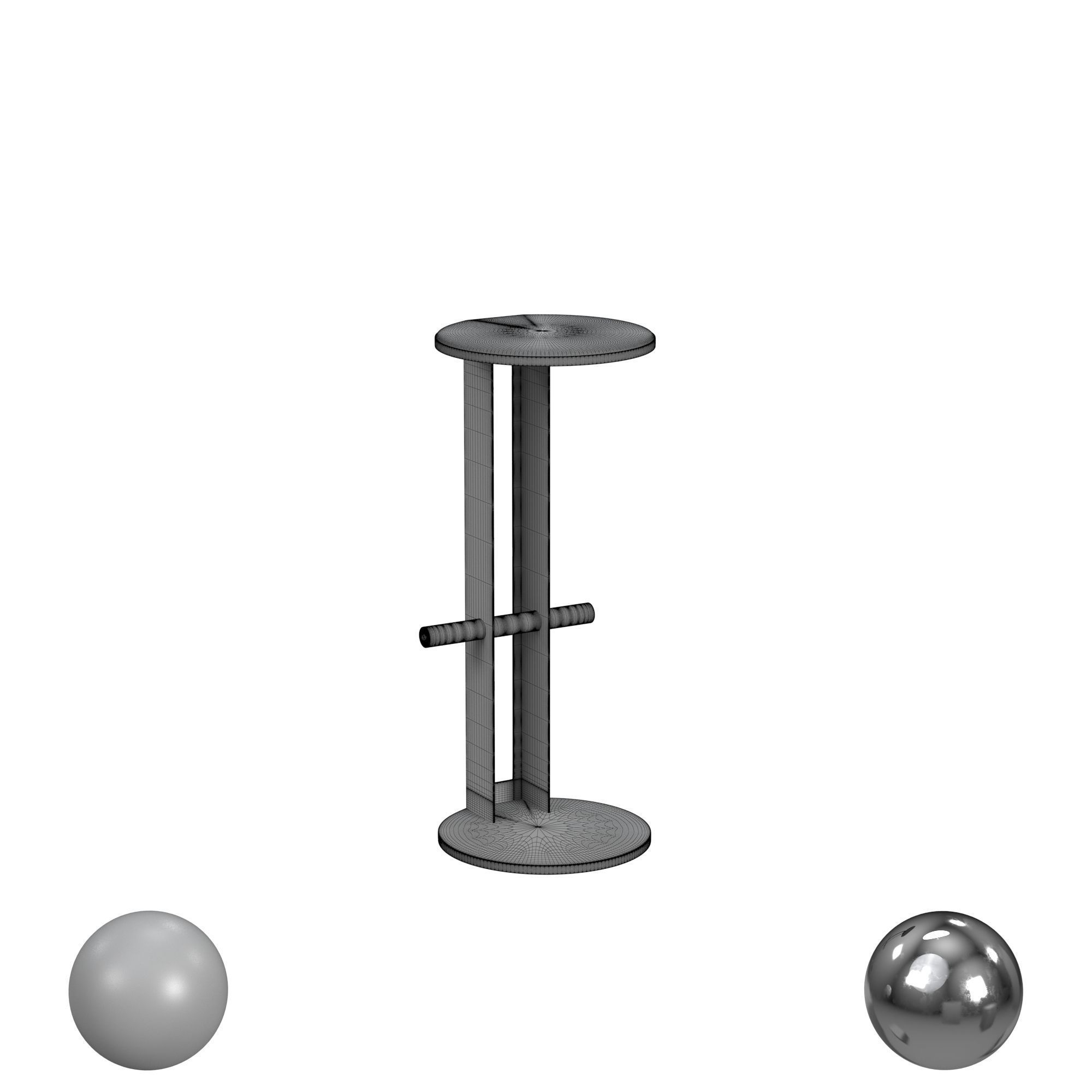 New Tendency Atlas Barstool 3D model_3