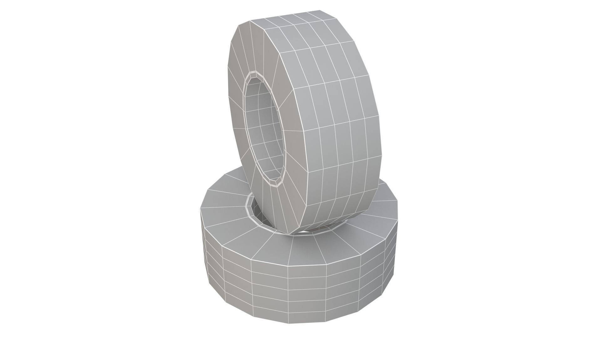 DANGER Tape 3D model_8