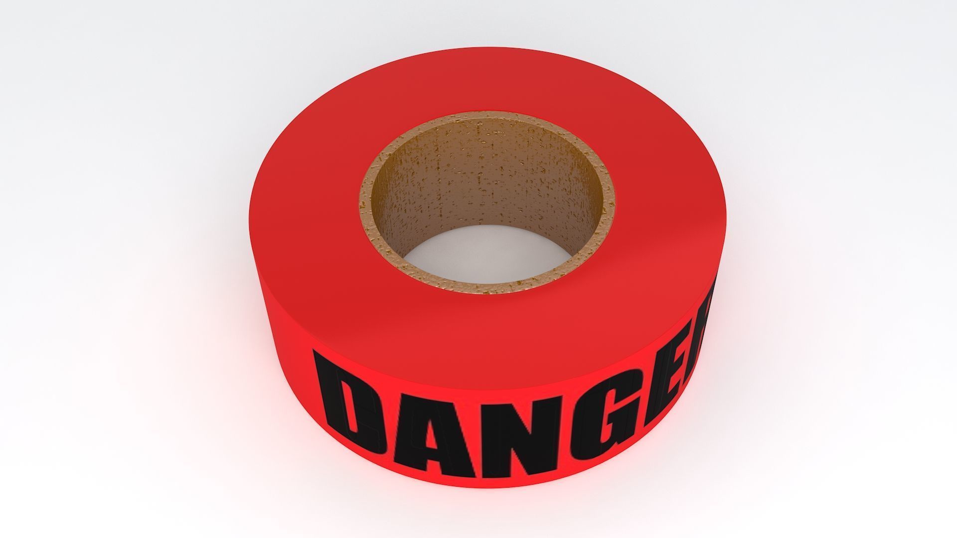 DANGER Tape 3D model_5