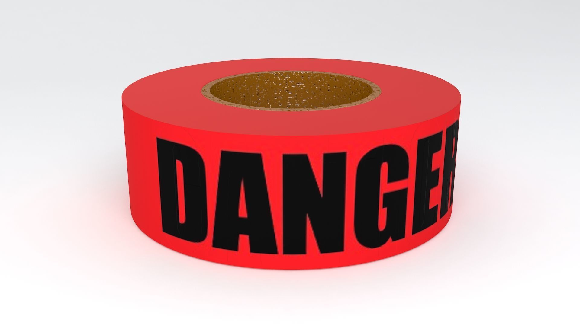 DANGER Tape 3D model_4