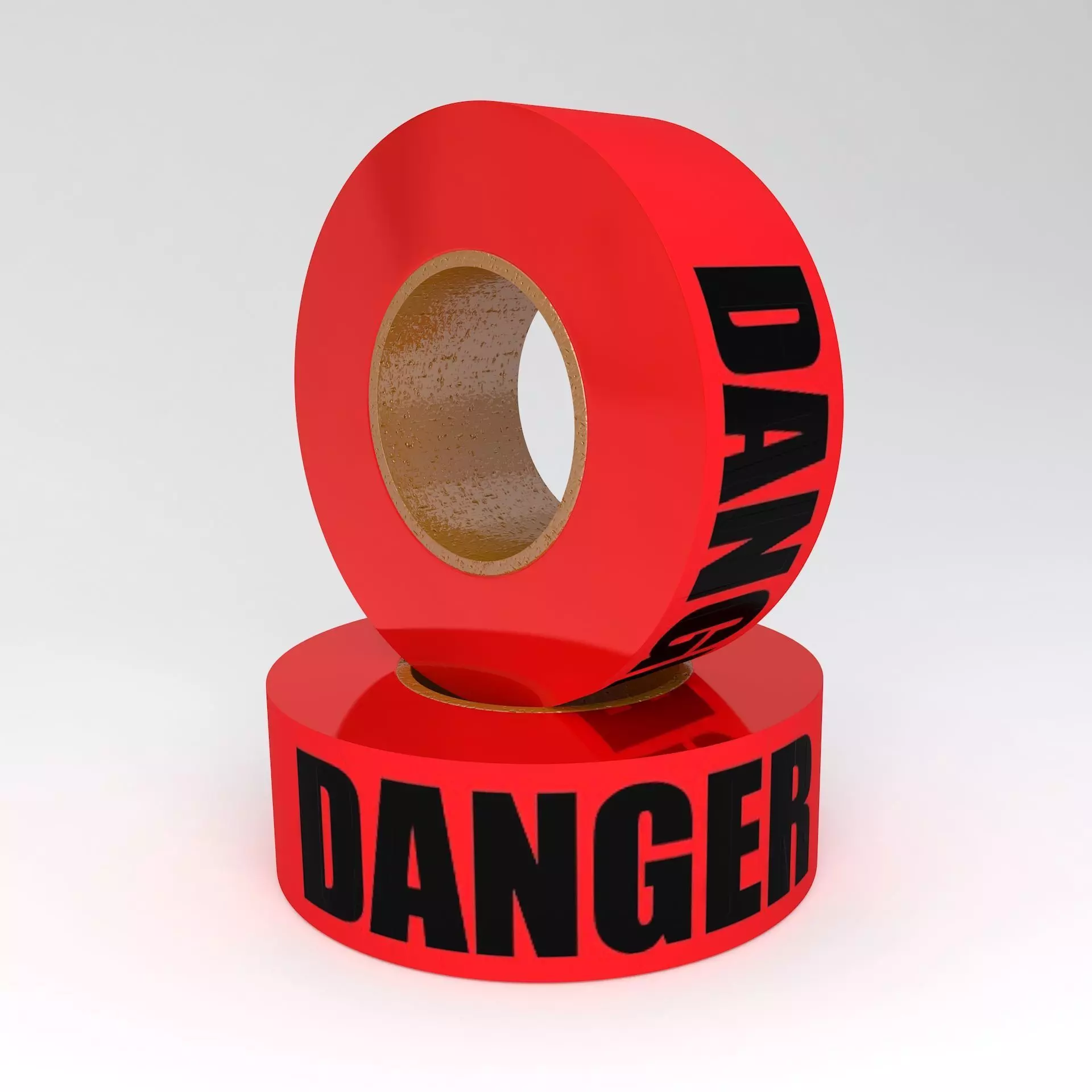 DANGER Tape 3D model_0