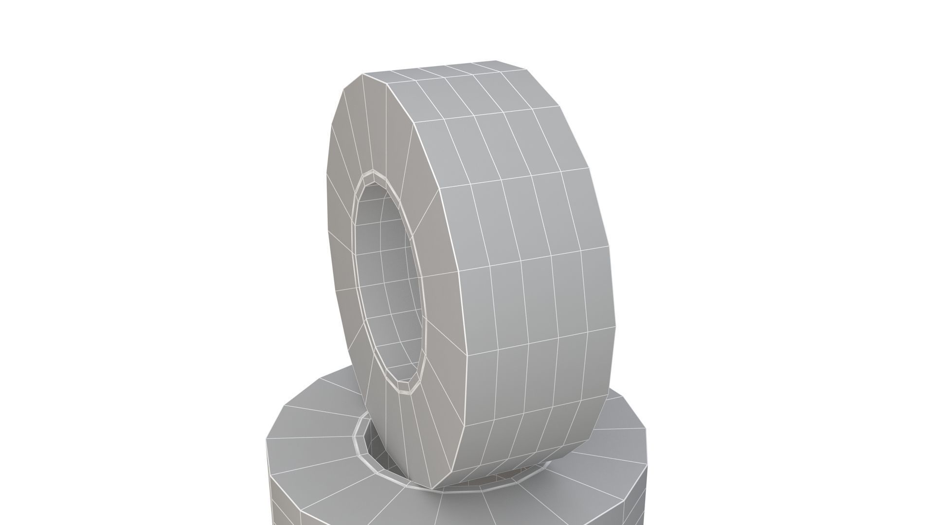 DANGER Tape 3D model_10