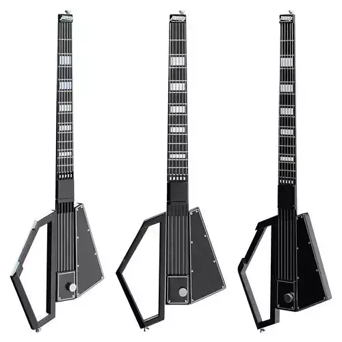  Jammy G MIDI Guitar Low-poly 3D model