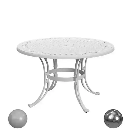 Sanibel White Round Table