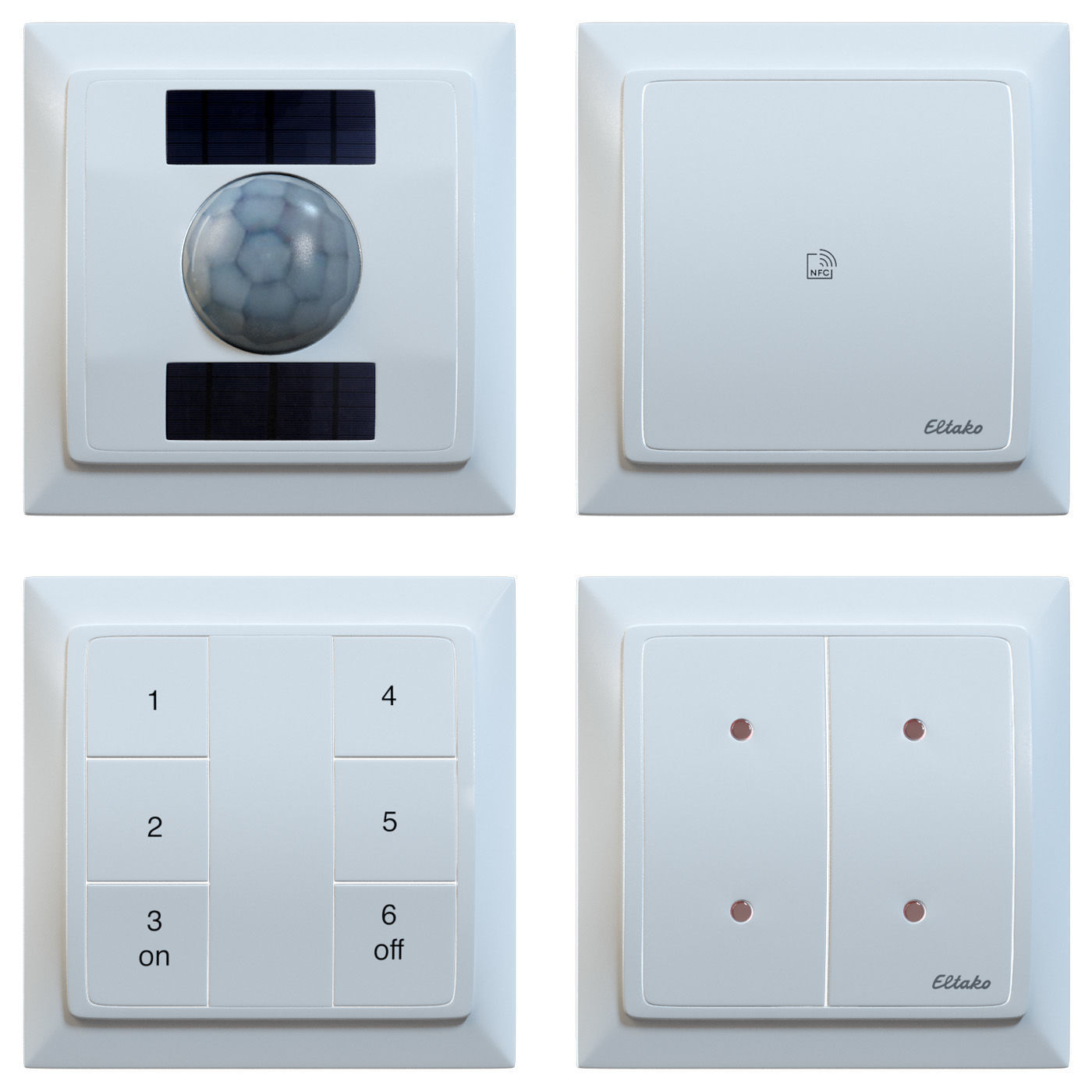Eltako Smart Frames Set Low-poly 3D model_1