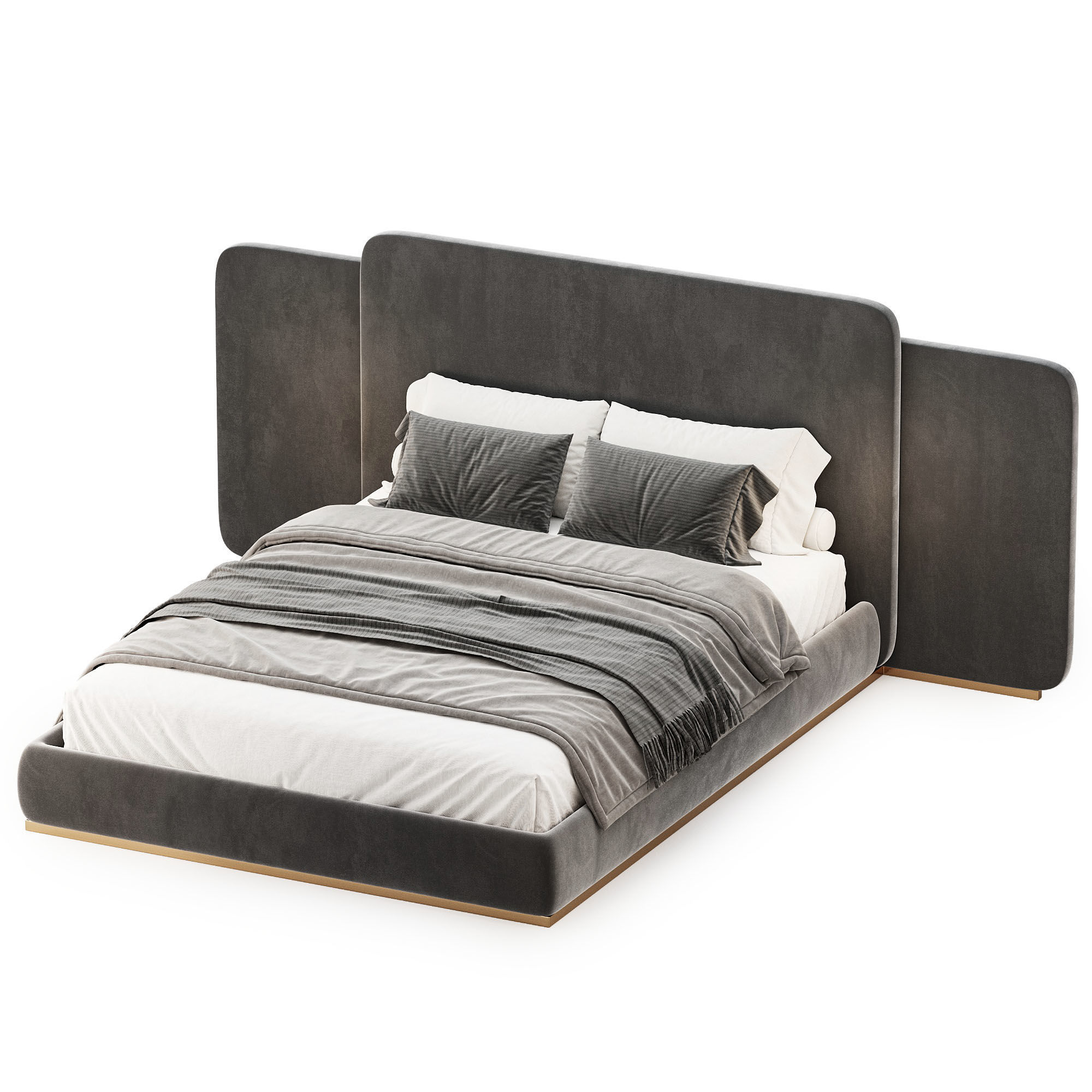 Roma bed 3D model_1