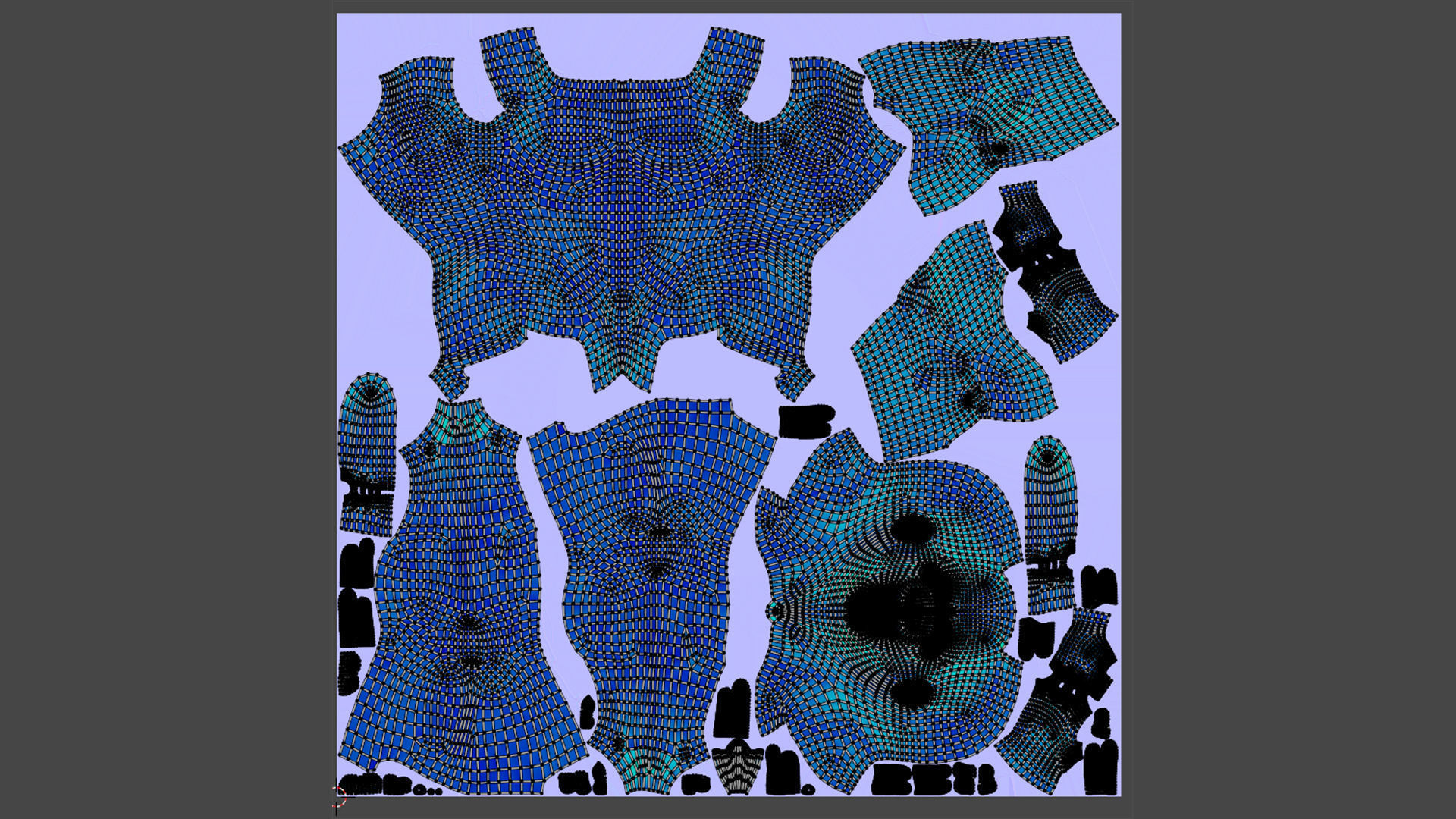 Bodybuilder v02 Low-poly 3D model_24