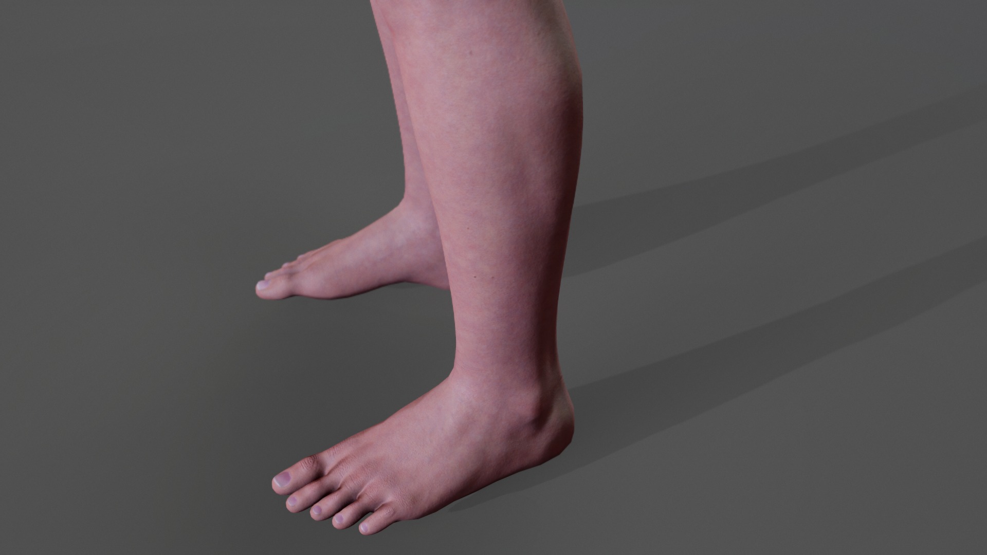 Bodybuilder v02 Low-poly 3D model_9