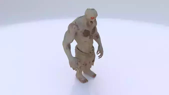 Alpha Zombie 3D model