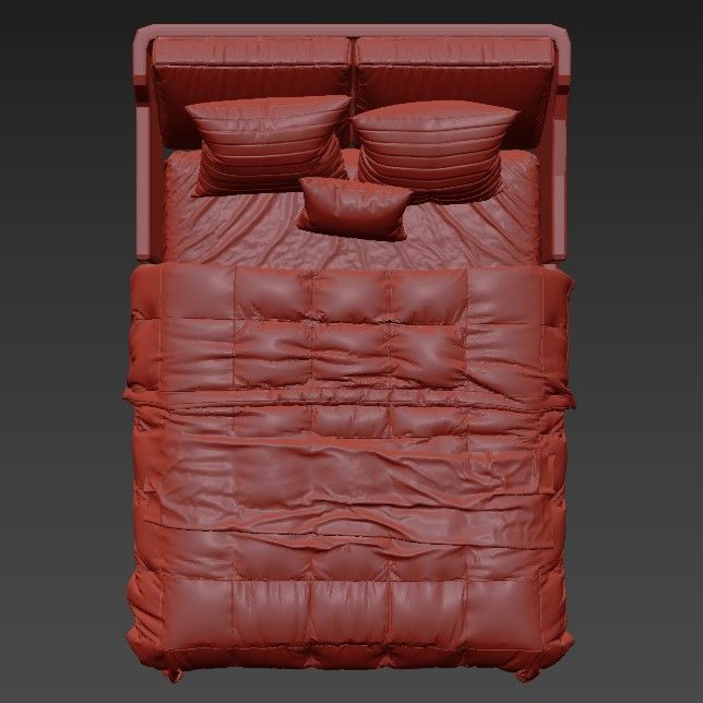 Bed Garuda 3D model_4