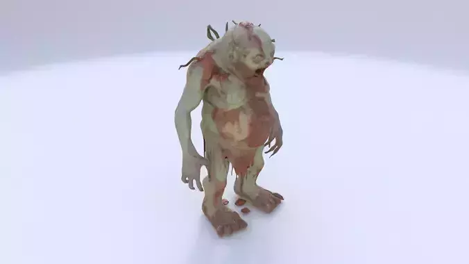 Bloated Zombie 3D model
