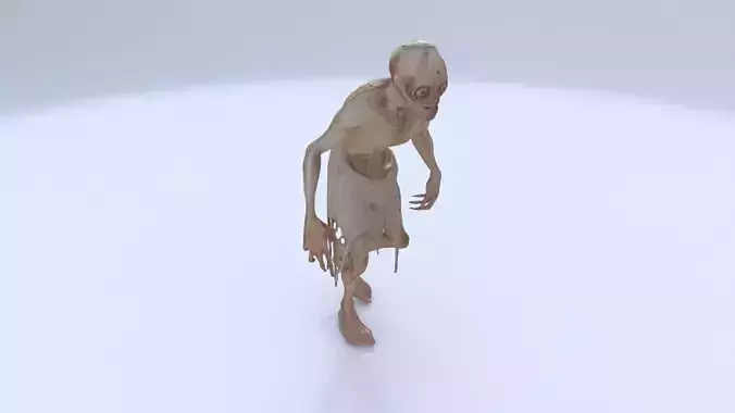 Classic Walker Zombie 3D model