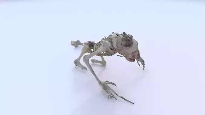 Crawler Zombie 3D model