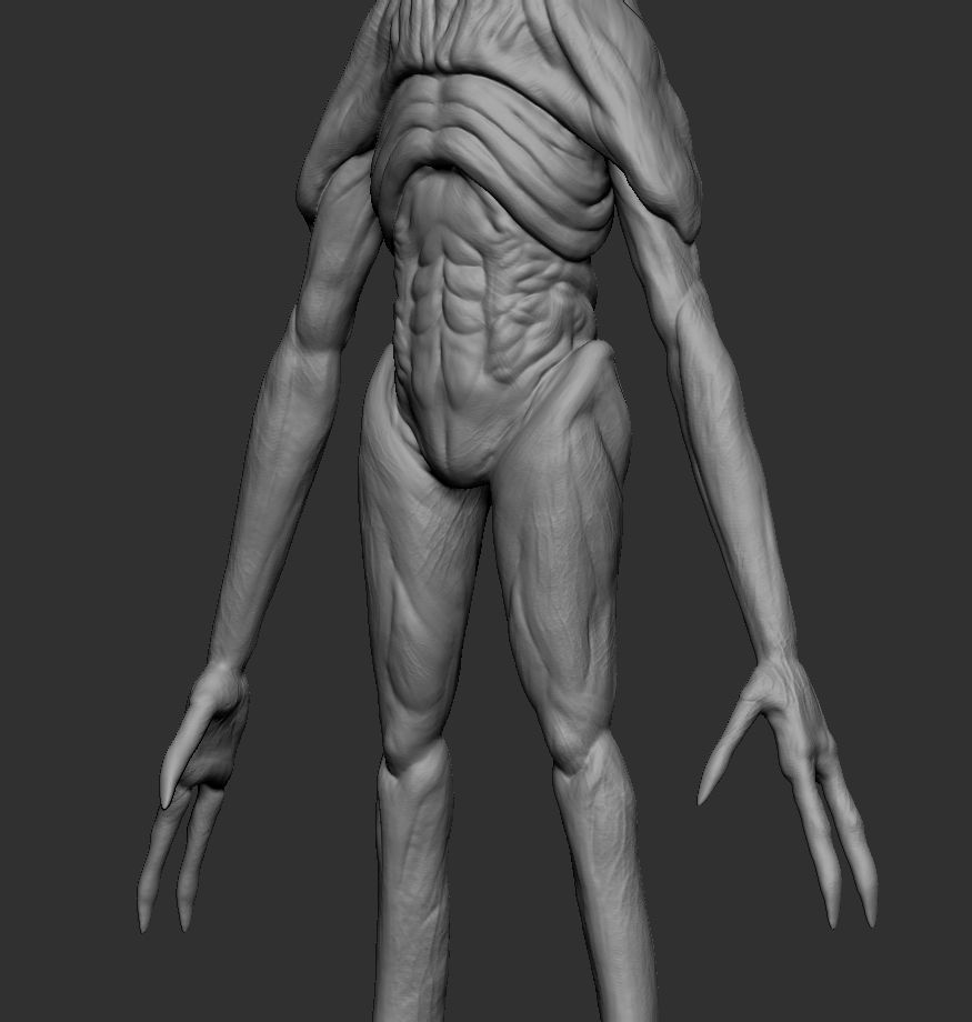 Lurker Creature Low-poly 3D Model Low-poly 3D model_11