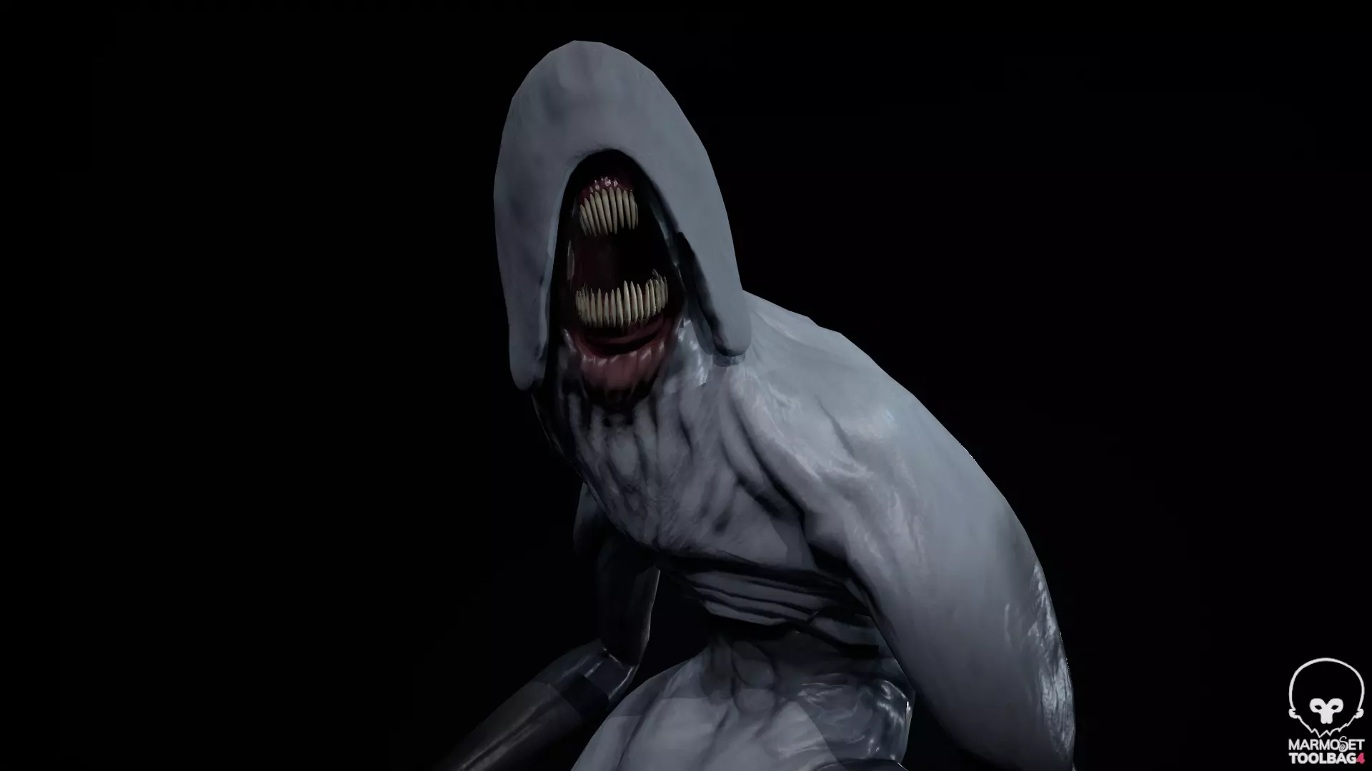 Lurker Creature Low-poly 3D Model Low-poly 3D model_0