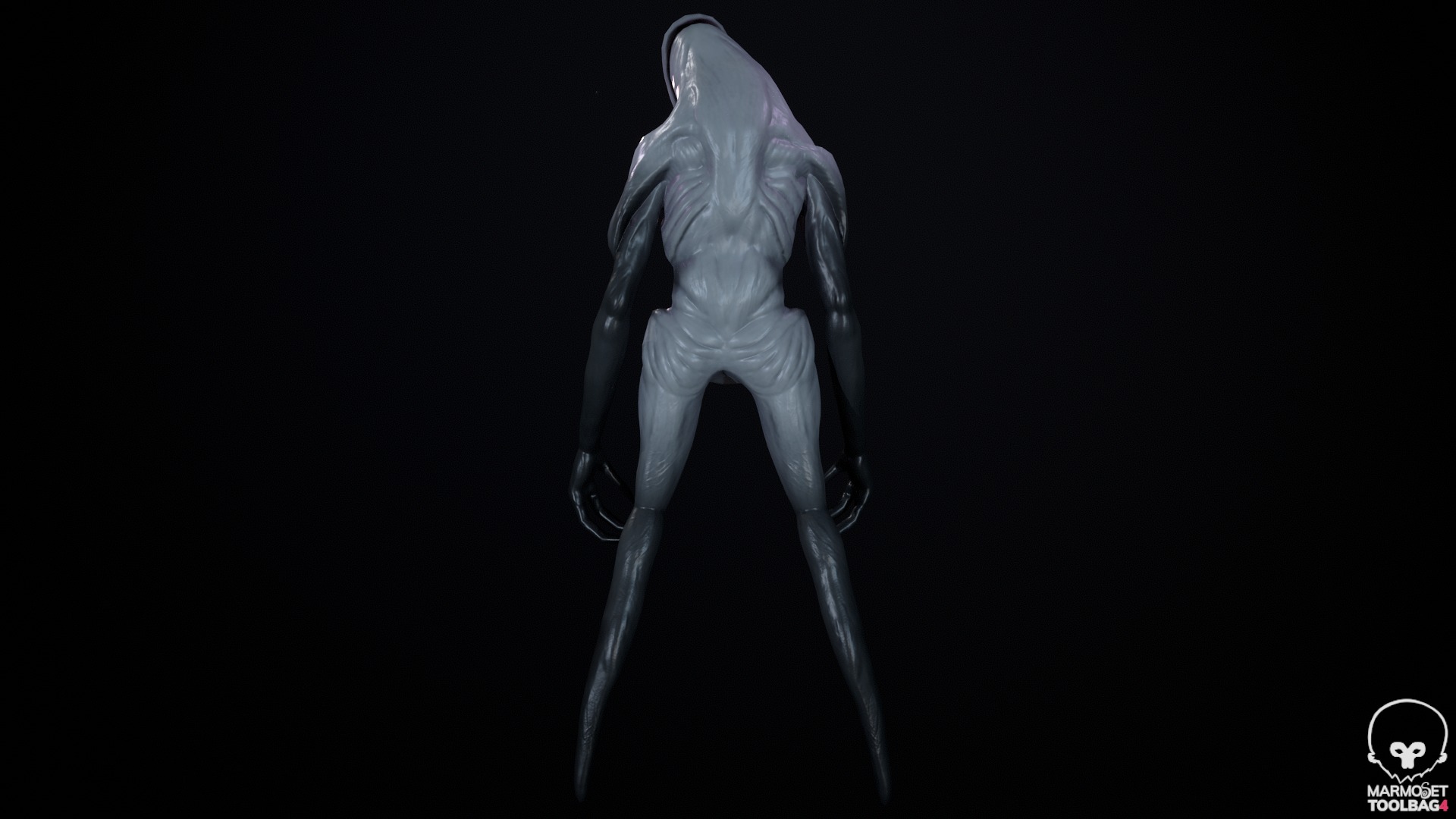Lurker Creature Low-poly 3D Model Low-poly 3D model_5