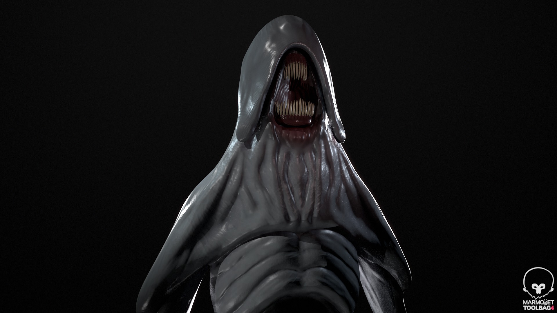 Lurker Creature Low-poly 3D Model Low-poly 3D model_2