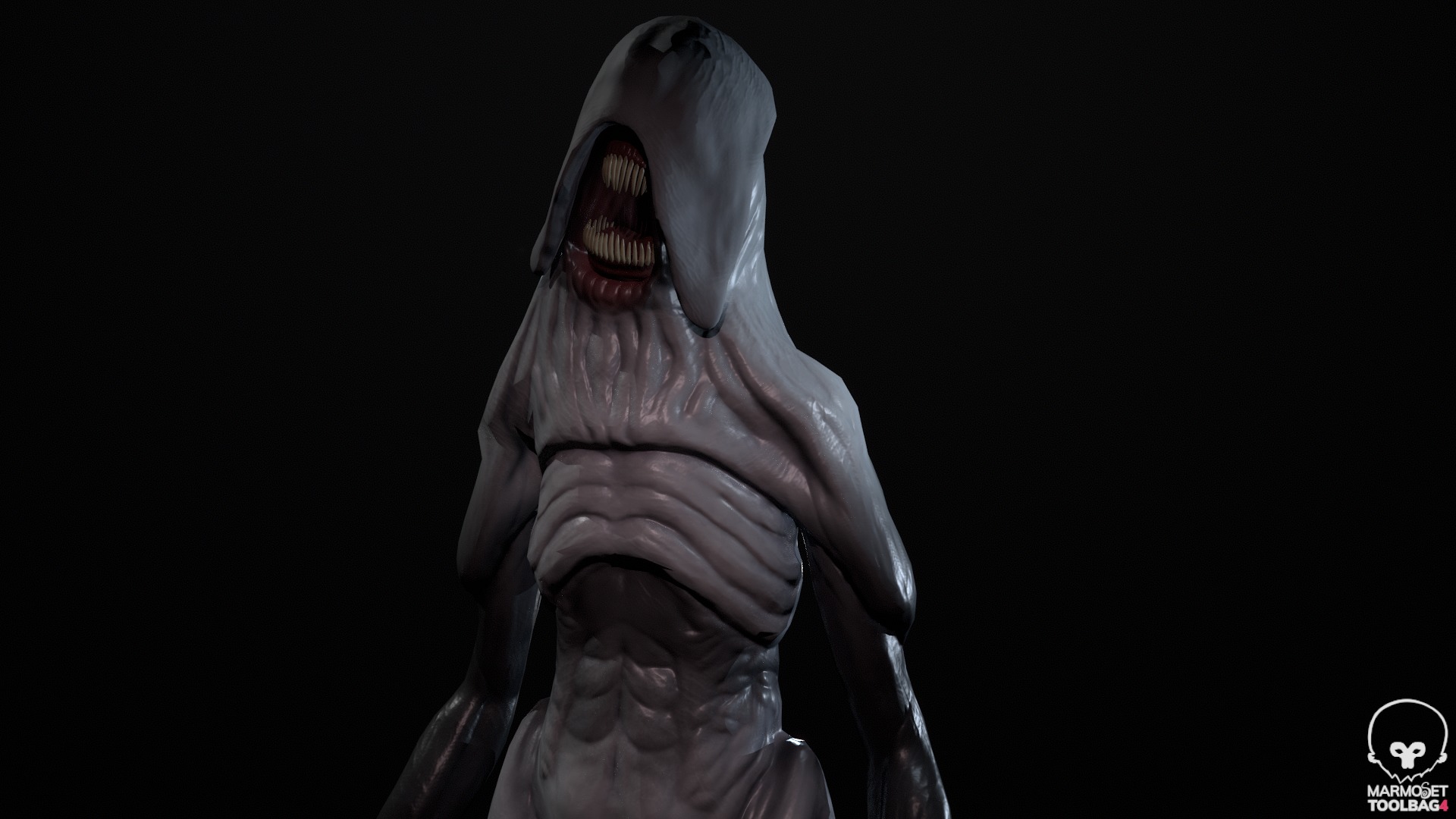 Lurker Creature Low-poly 3D Model Low-poly 3D model_4