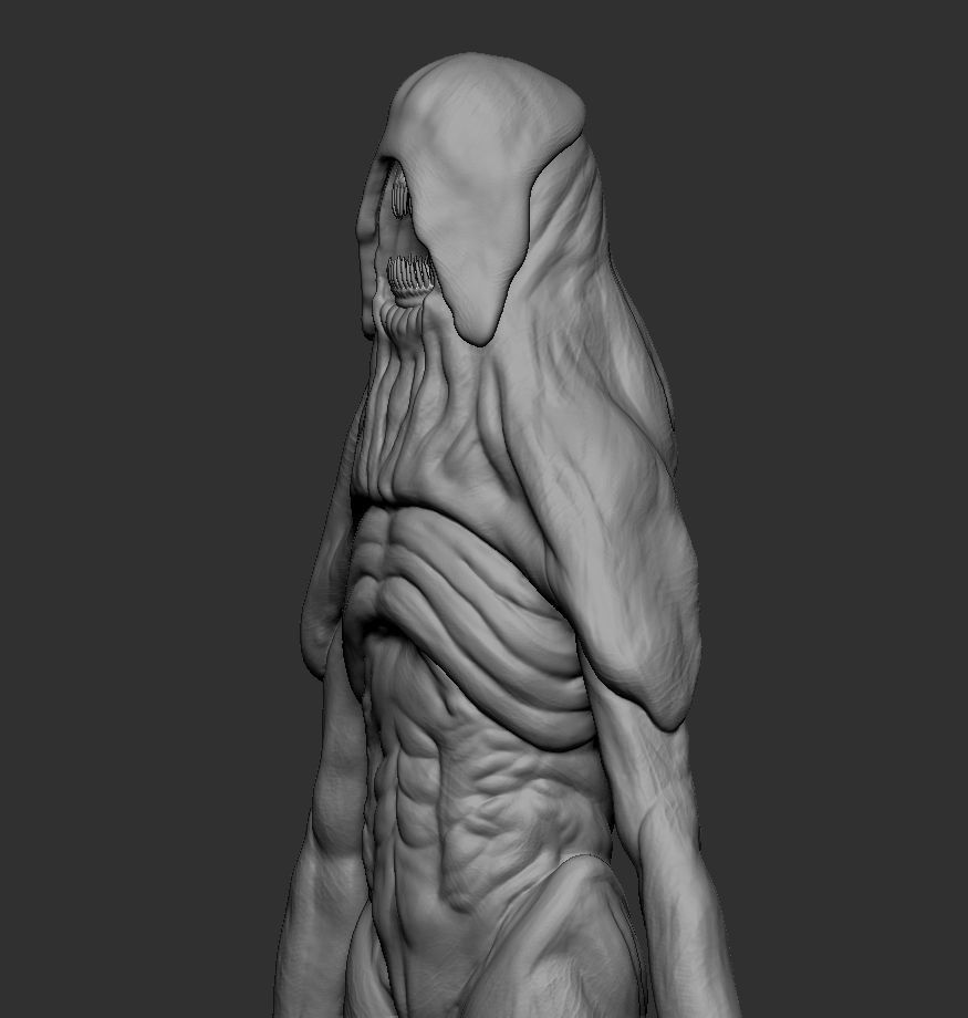 Lurker Creature Low-poly 3D Model Low-poly 3D model_12