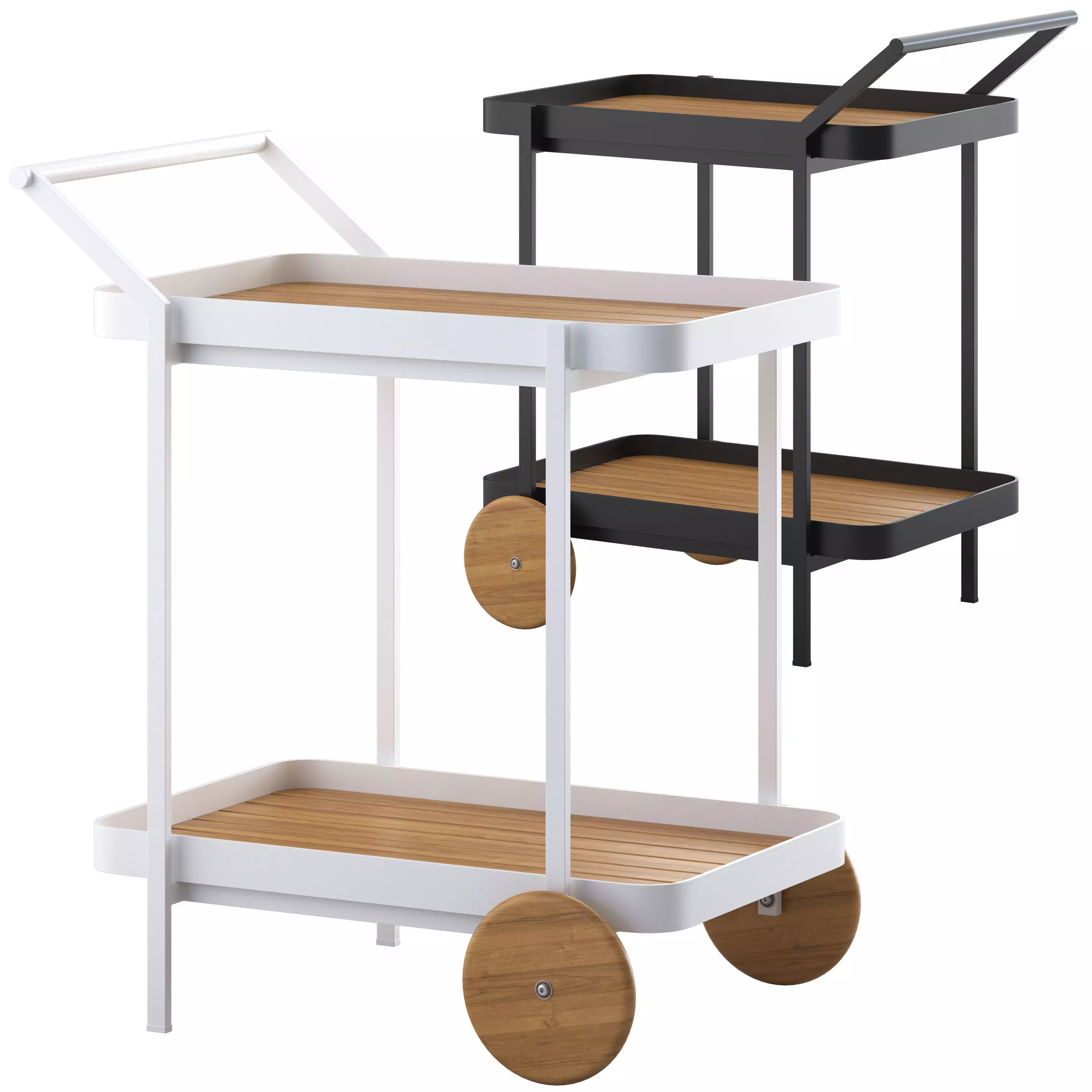 Globewest Tulum Bar Trolley 3D model_0