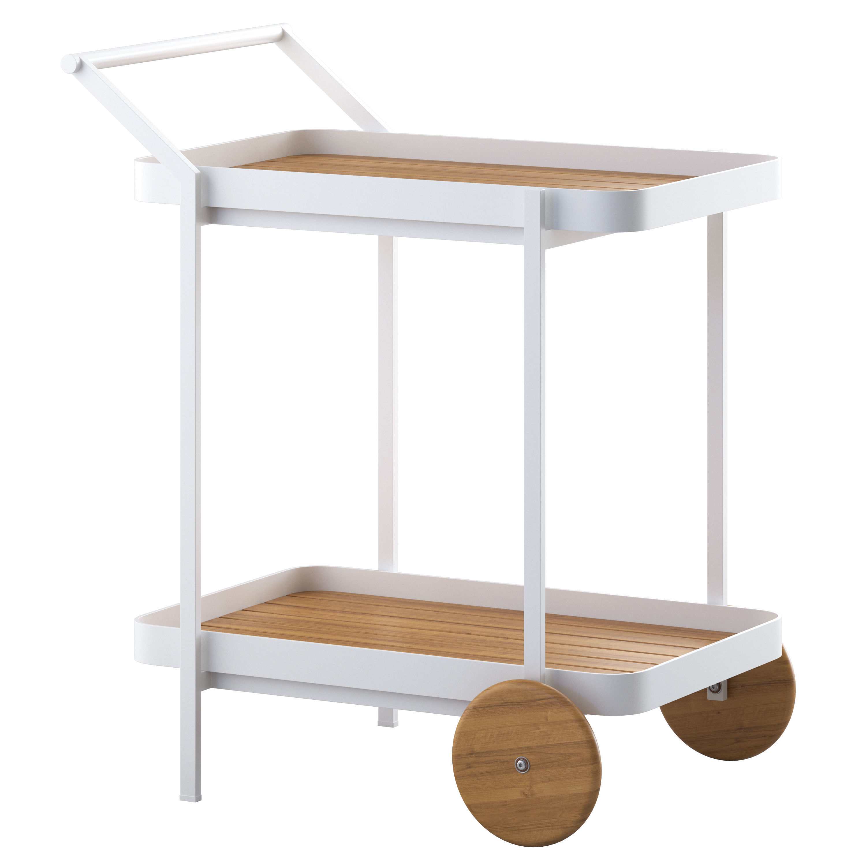 Globewest Tulum Bar Trolley 3D model_2