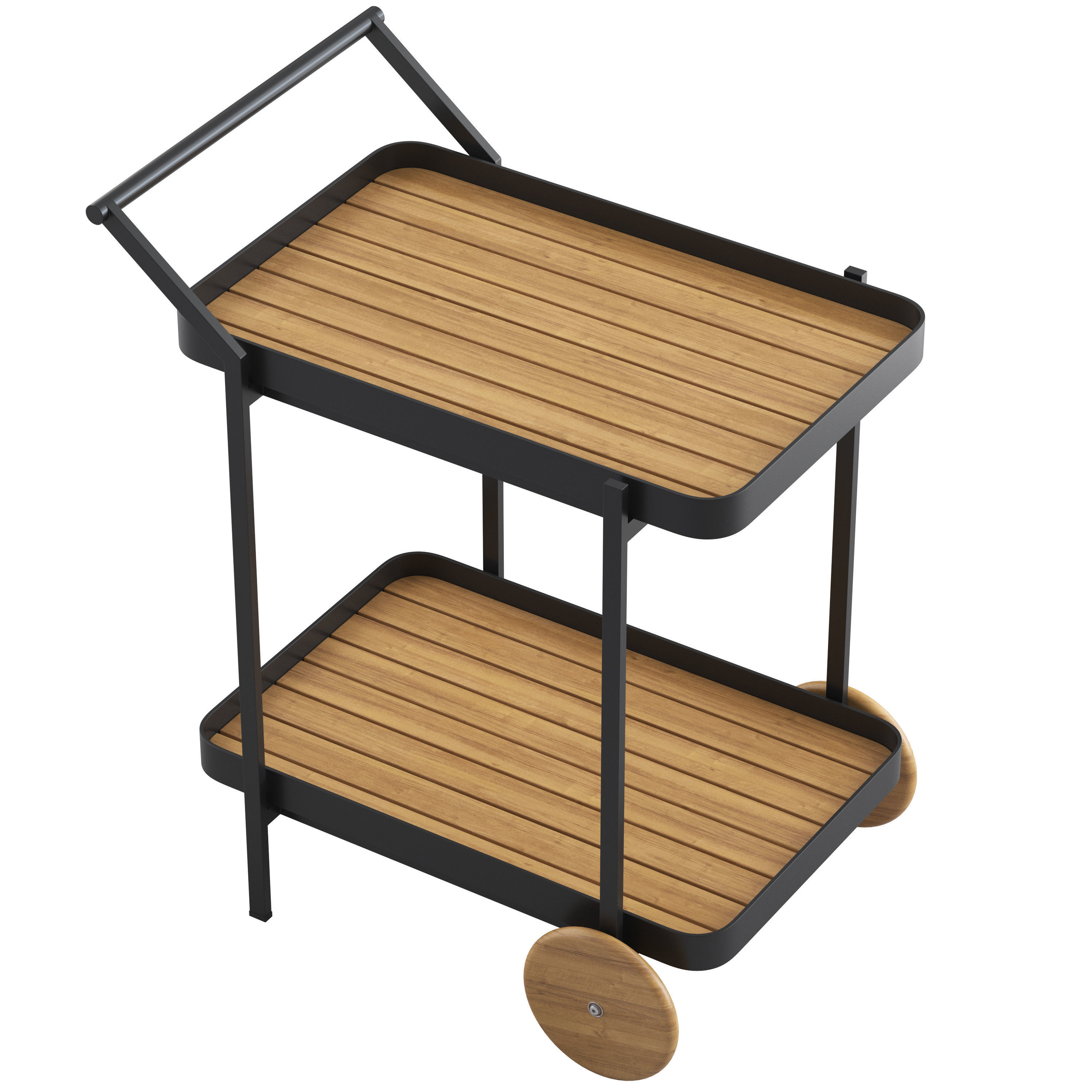 Globewest Tulum Bar Trolley 3D model_5
