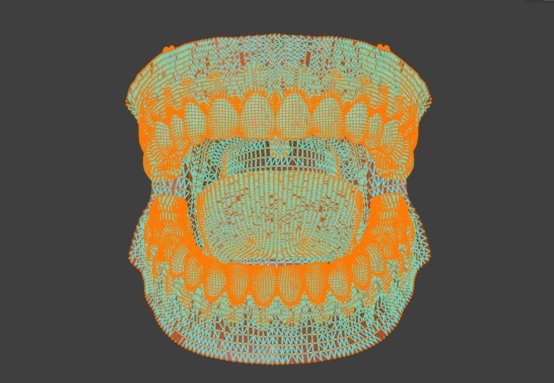 3D Teeth Tounge and Mouth - Dental Model 3D model_10