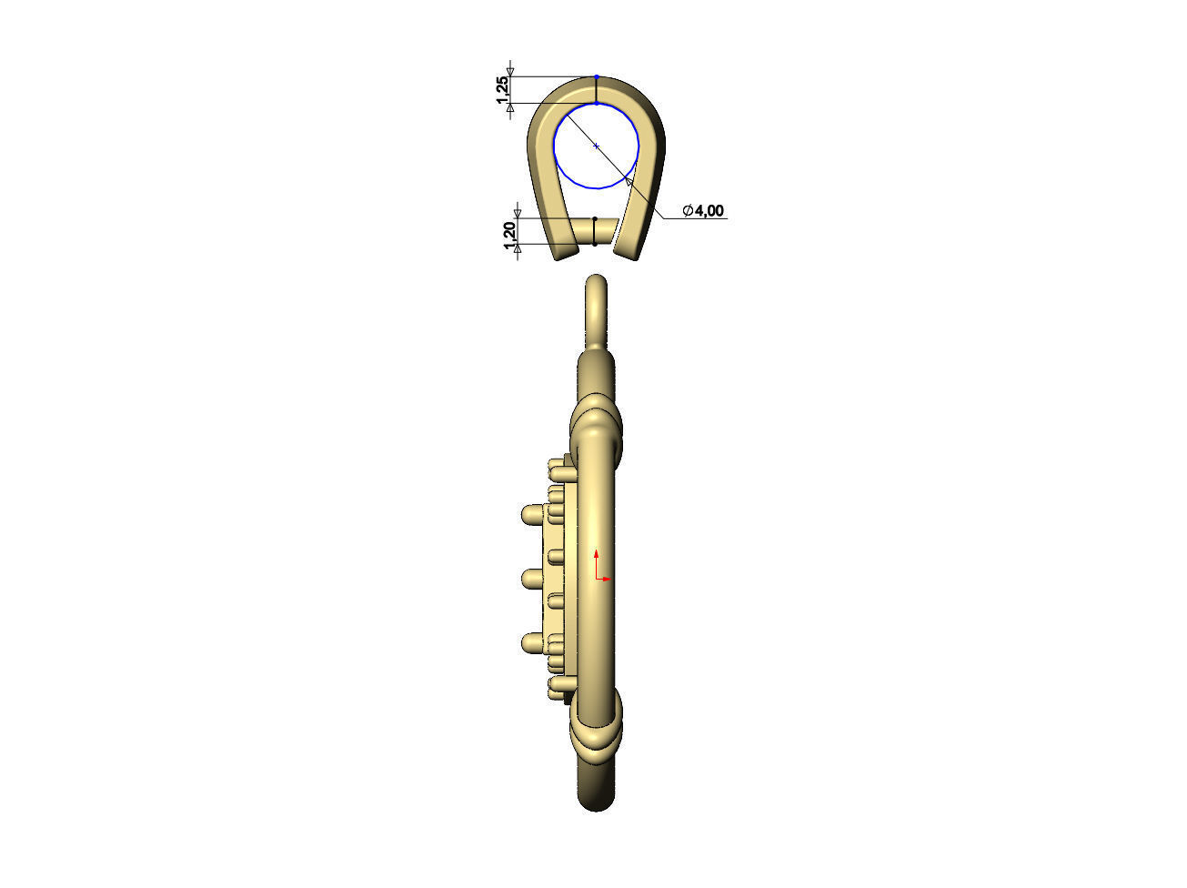 Diamond square cluster linked wire halo coin pendant with bail 3D print model_9