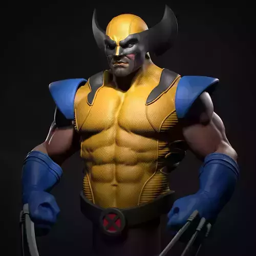 Wolverine Bust STL