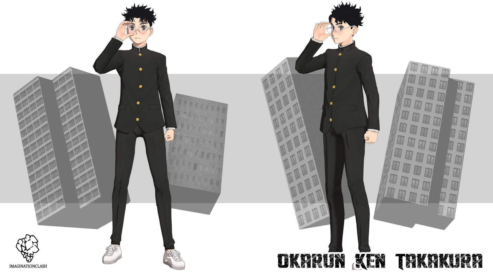 Okarun Ken Takakura 3D model_15