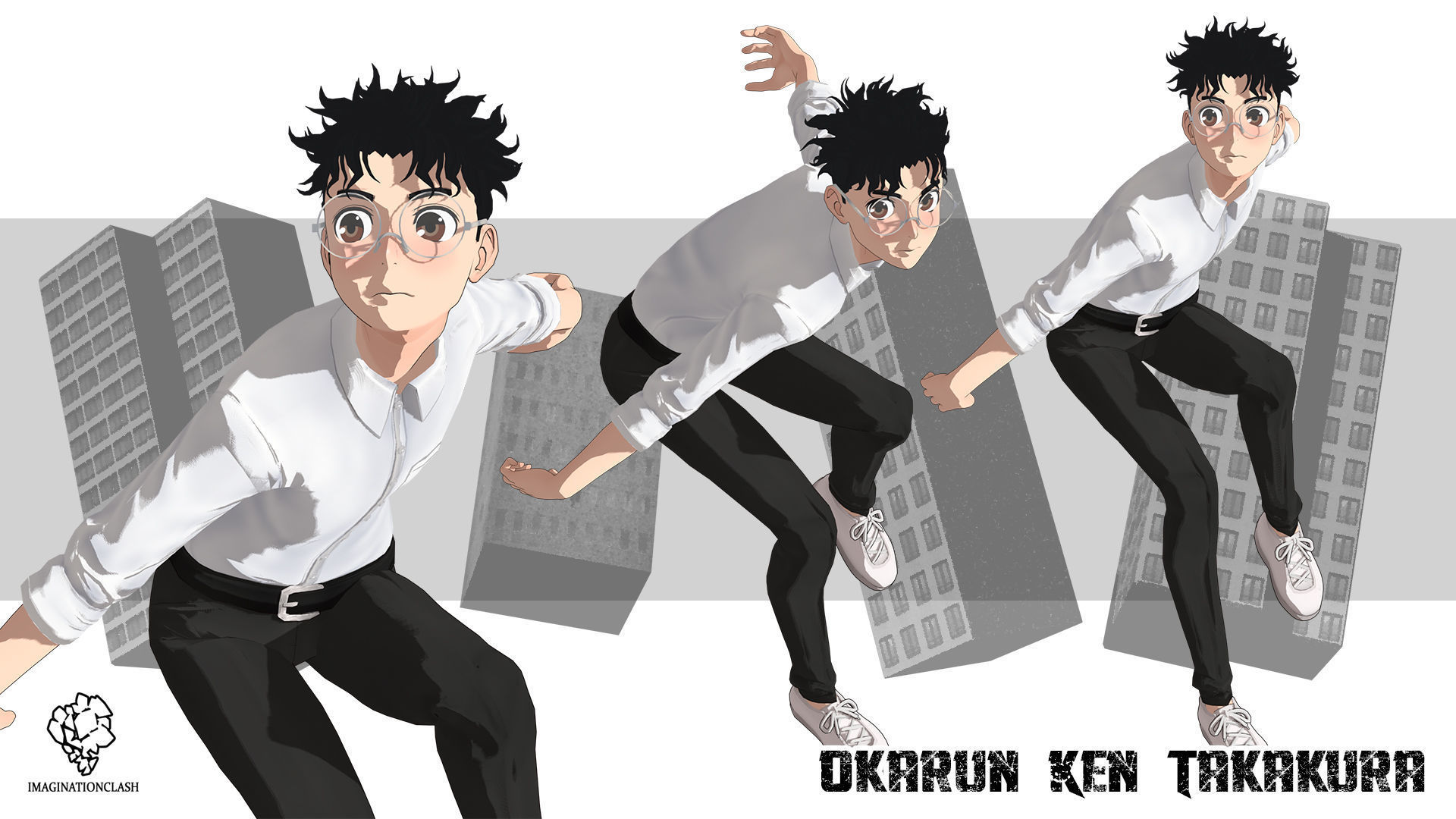Okarun Ken Takakura 3D model_4