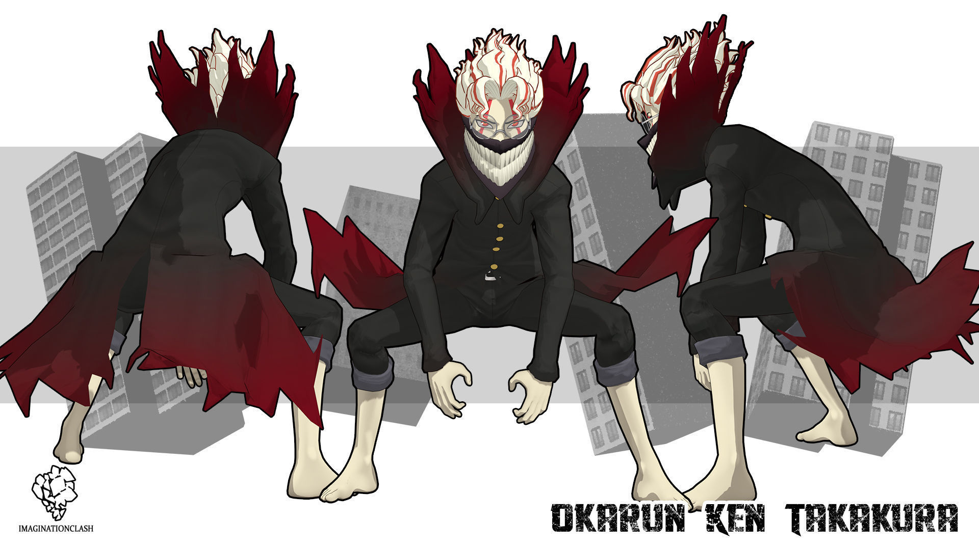 Okarun Ken Takakura 3D model_1