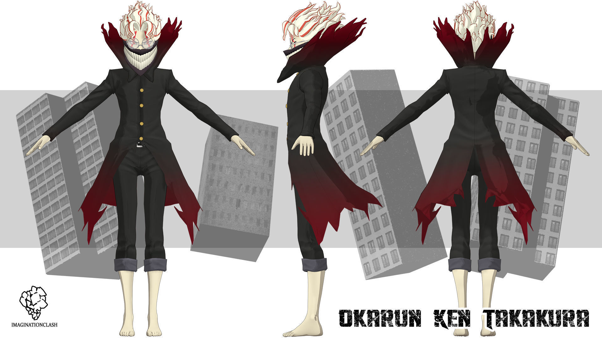 Okarun Ken Takakura 3D model_7