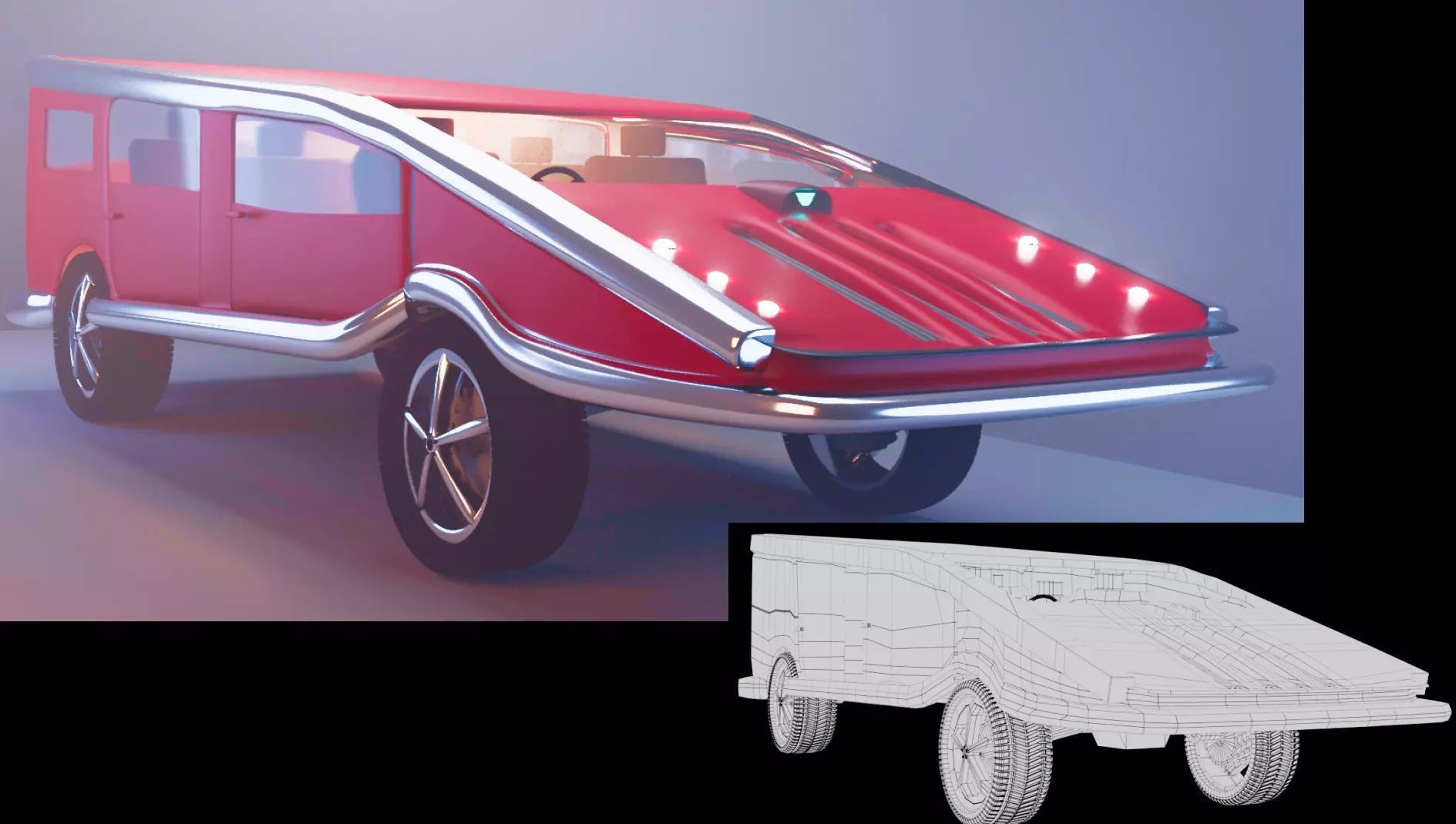 Concept car Free 3D model