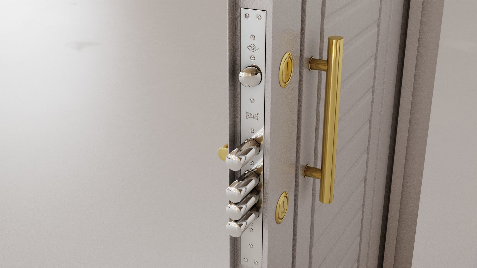 Apartment Exterior Door 3D model_4