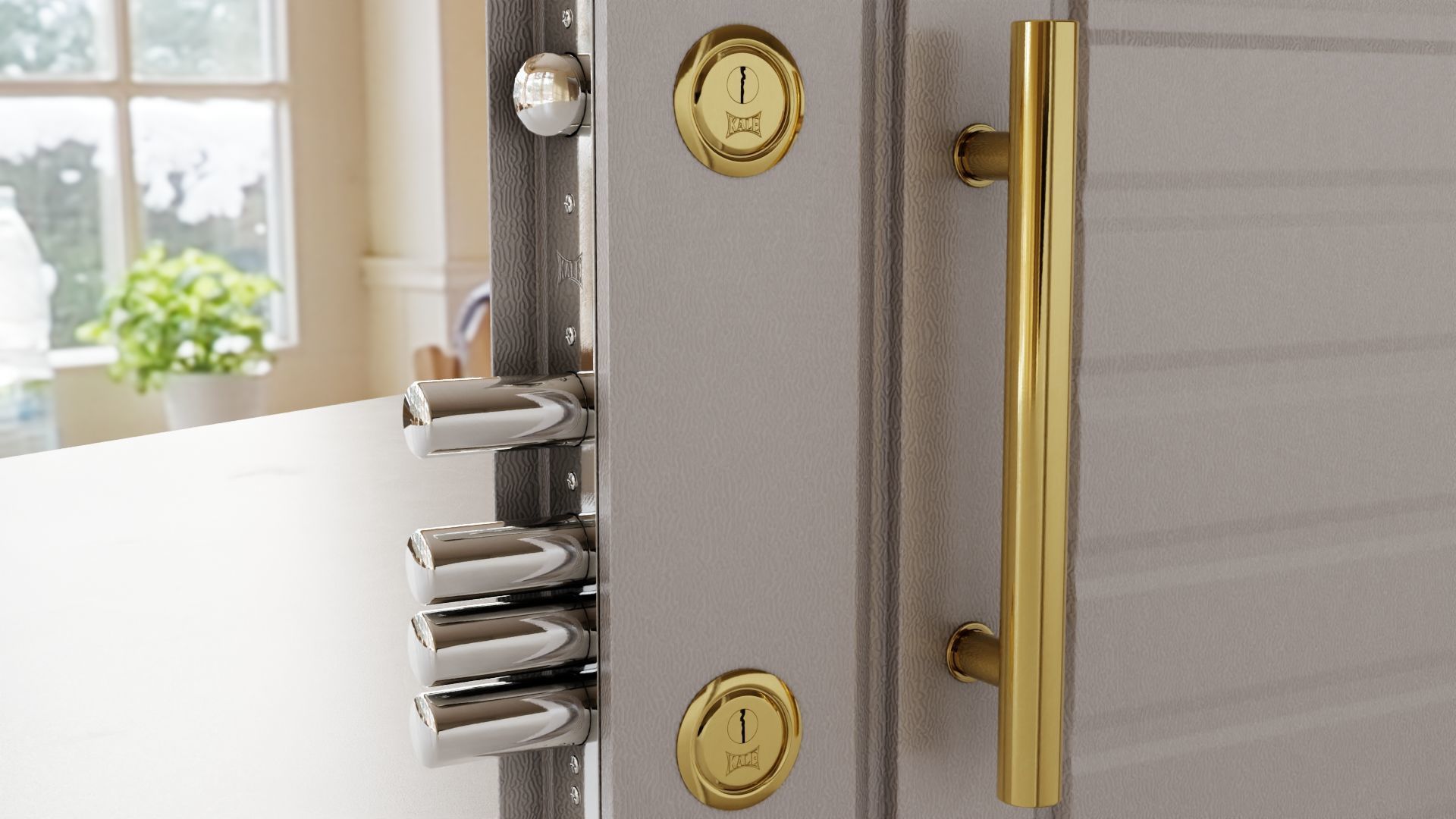 Apartment Exterior Door 3D model_6