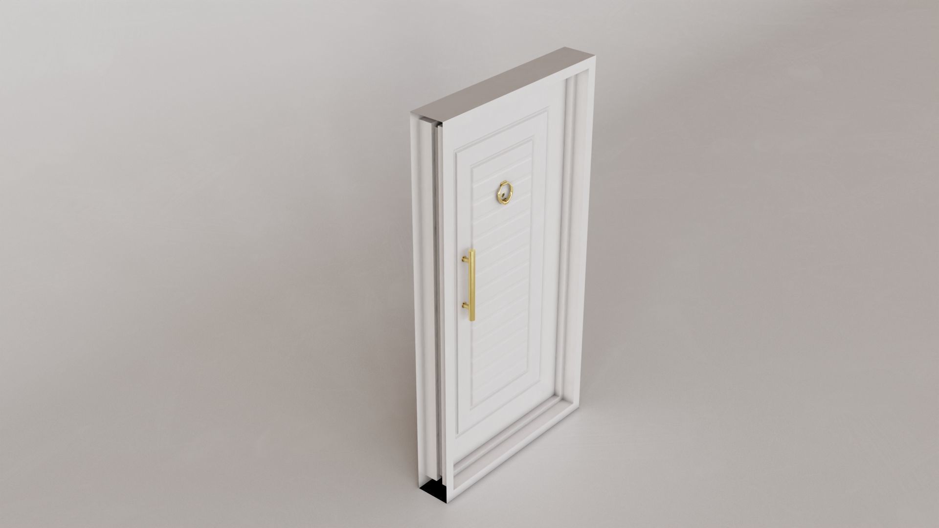 Apartment Exterior Door 3D model_8