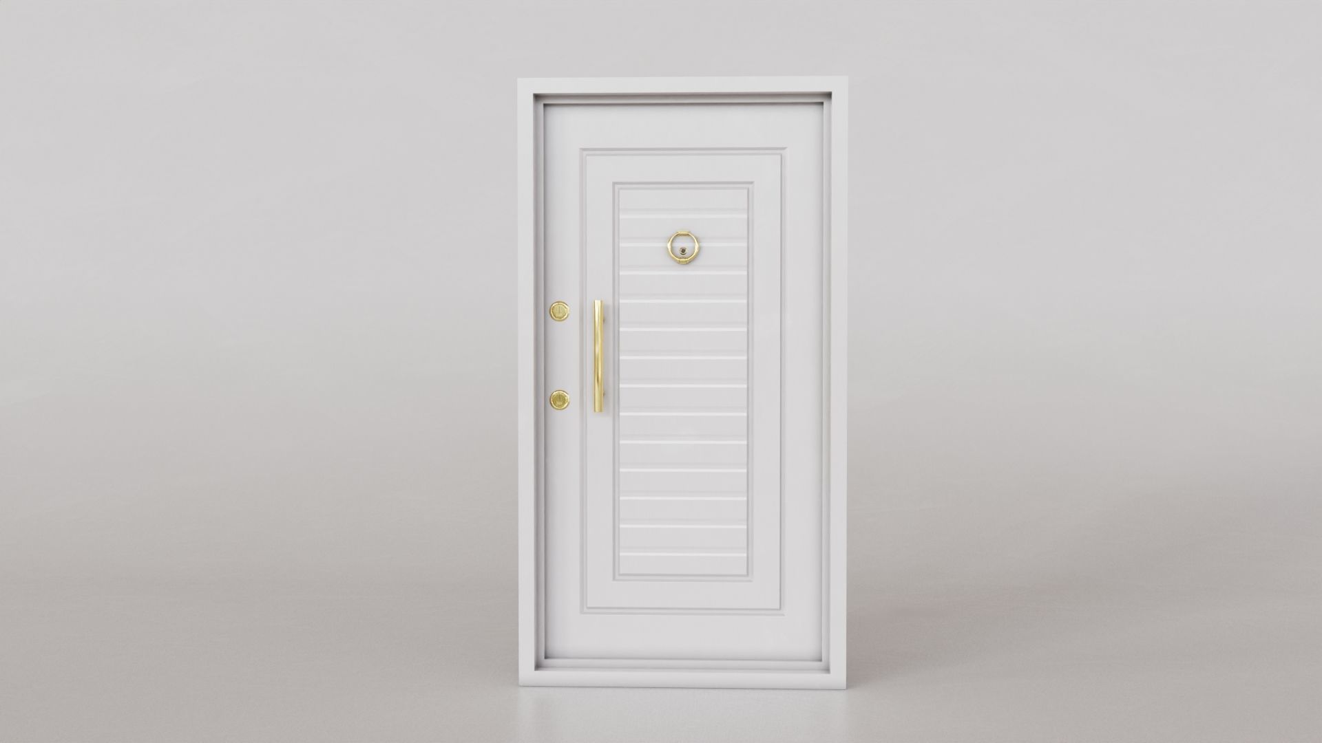 Apartment Exterior Door 3D model_9