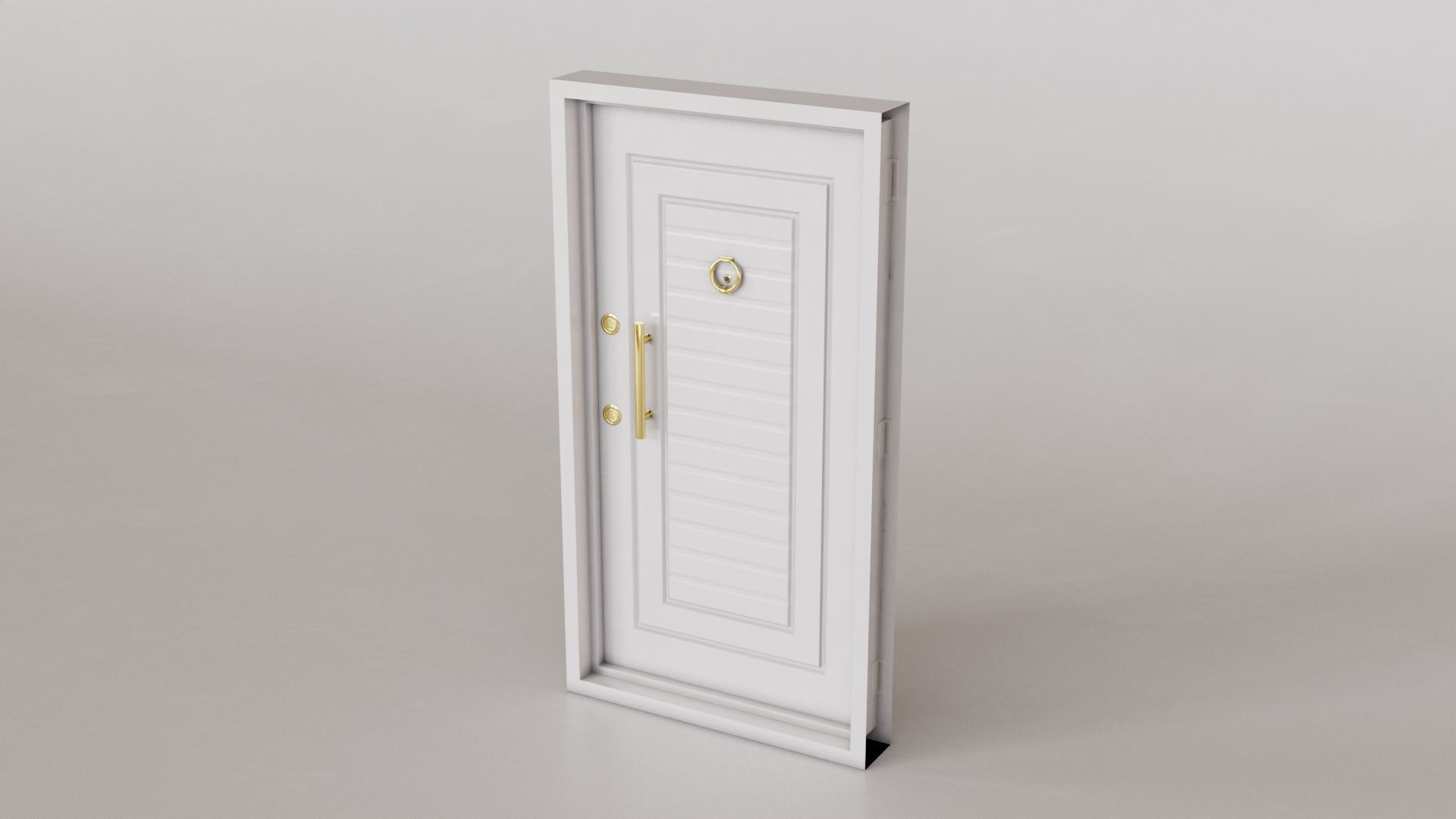 Apartment Exterior Door 3D model_10