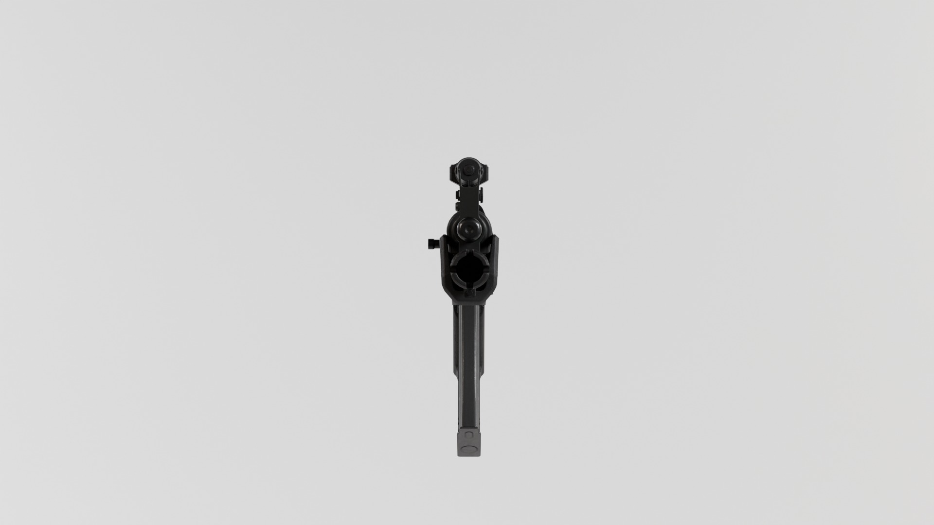 Assault rifle - Rigged 3D model_7