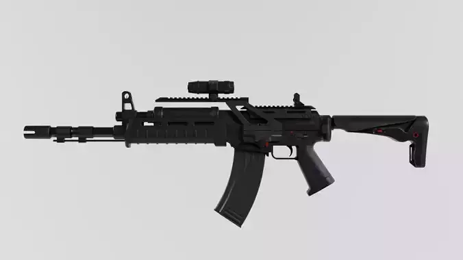 Assault rifle - Rigged