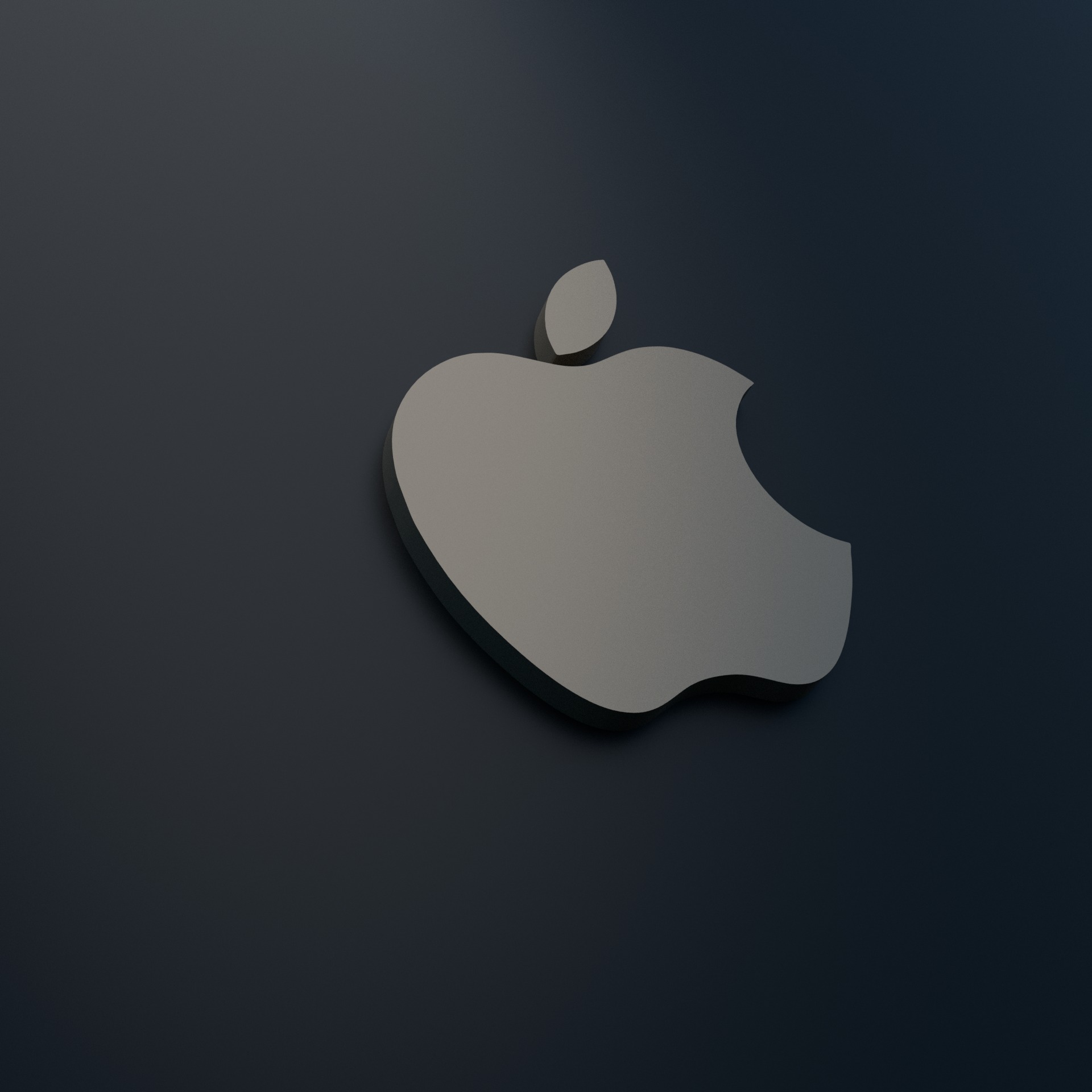 Apple logo 3D model_2