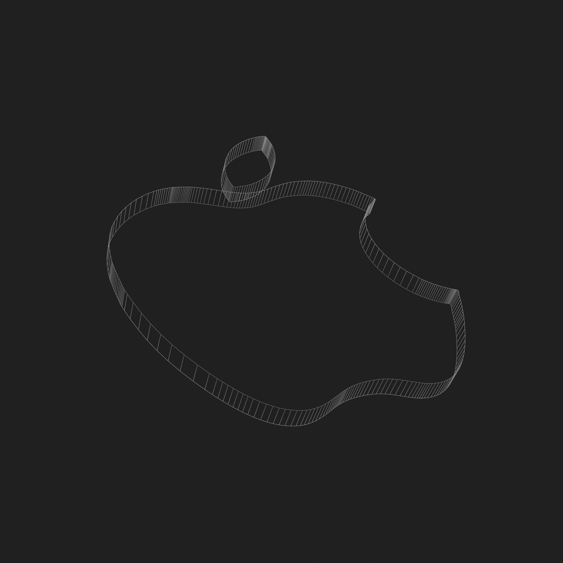 Apple logo 3D model_6