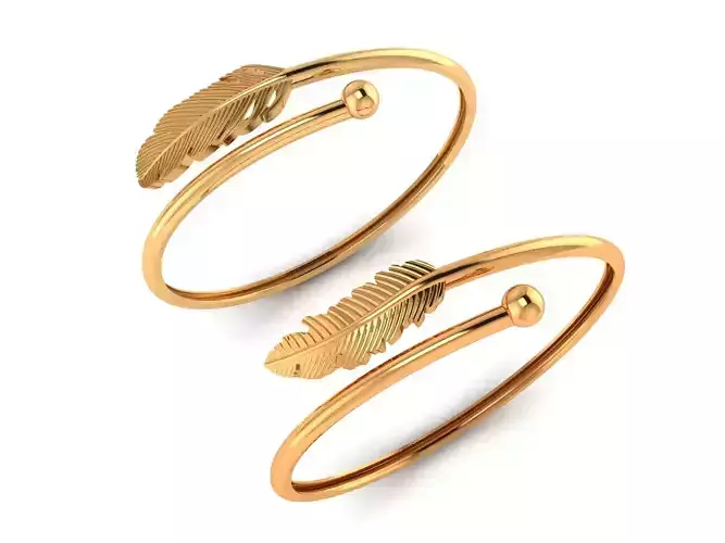 Feather design bracelet