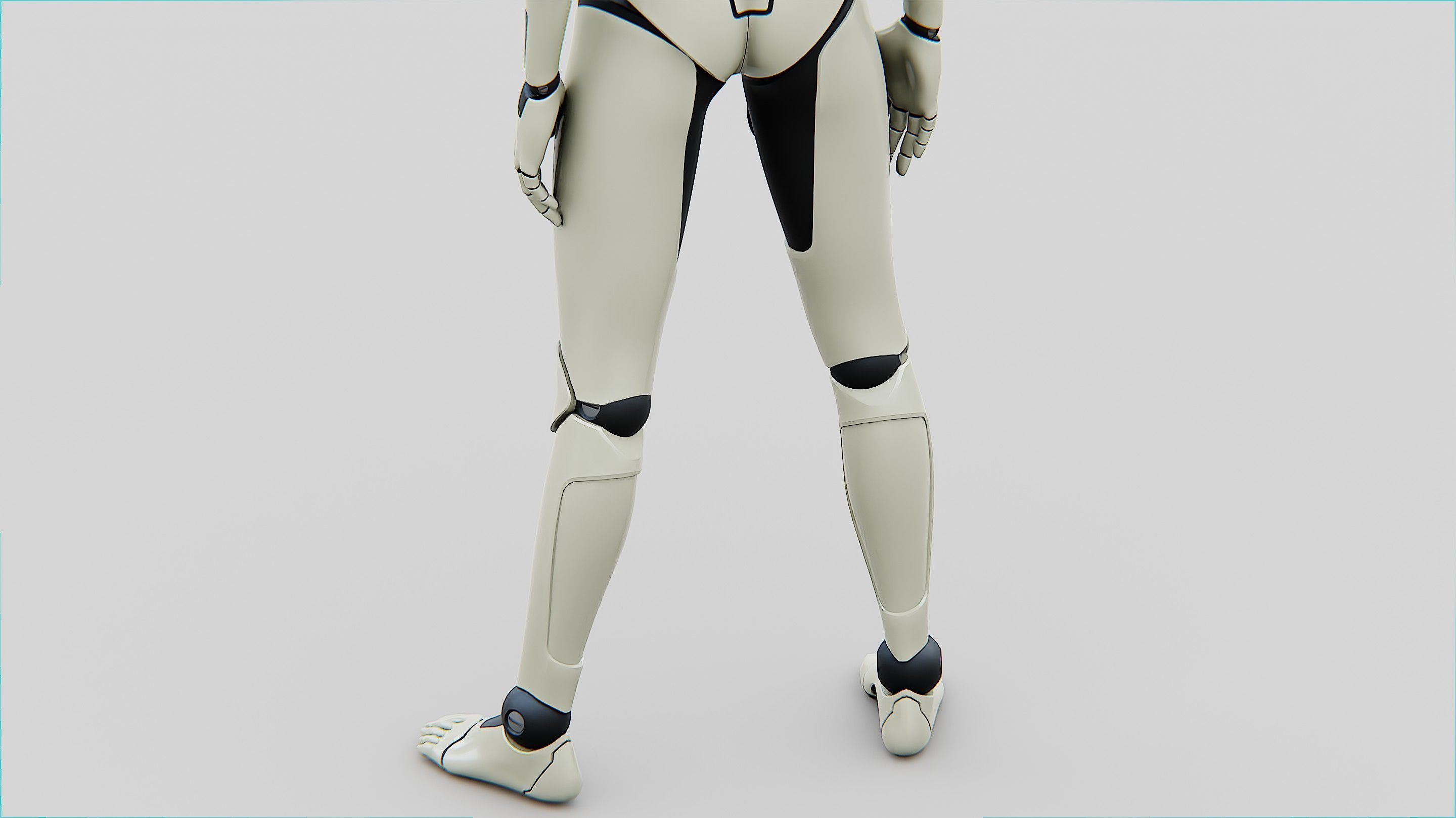 HUMANOID ORPHEUS-C  Rigged for Unreal Engine - Unity - MIXAMO  3D model_27