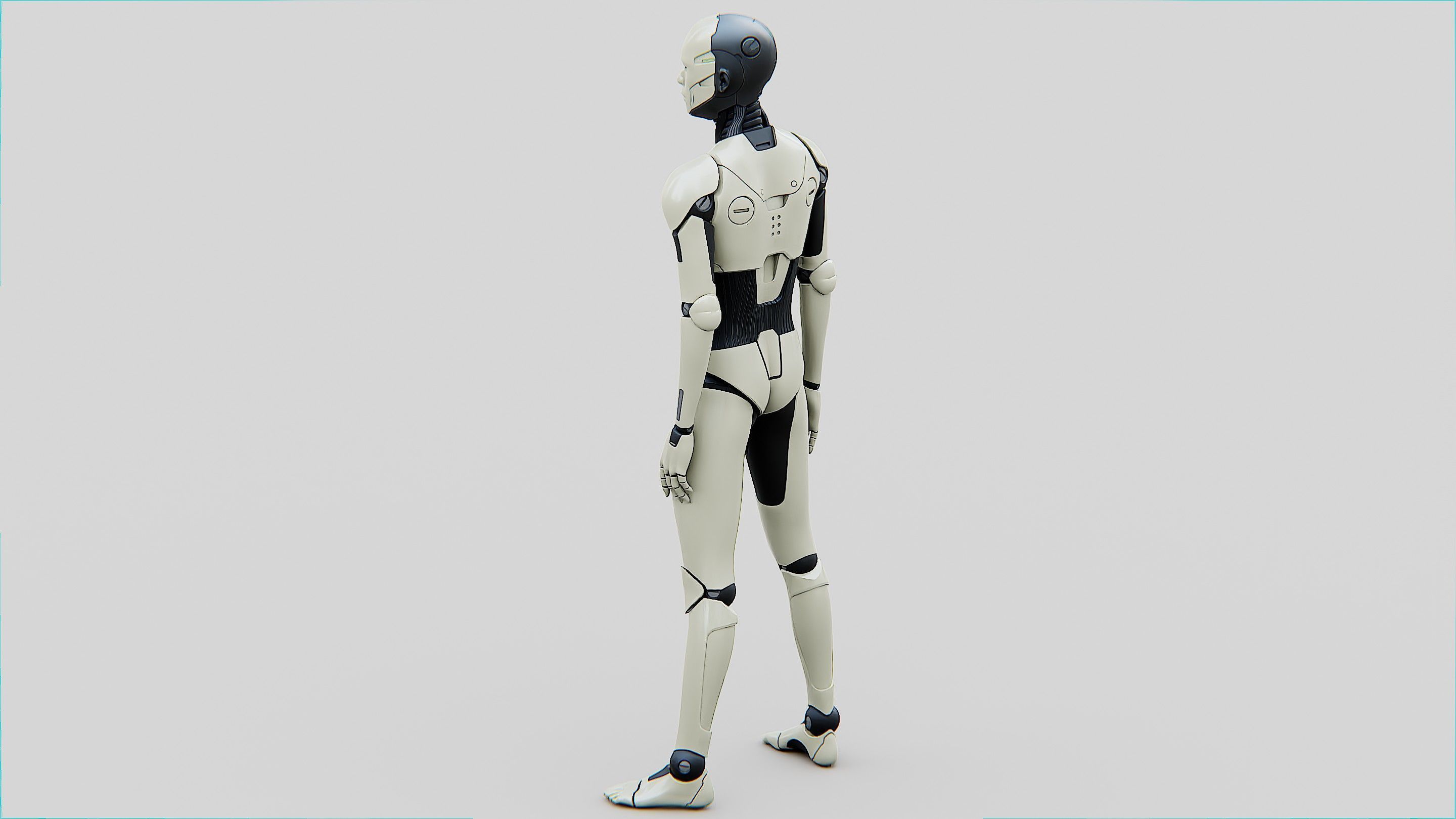 HUMANOID ORPHEUS-C  Rigged for Unreal Engine - Unity - MIXAMO  3D model_18