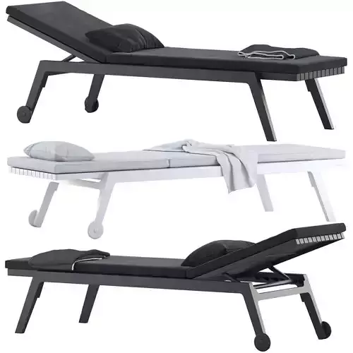 Spritz Sun Lounger by Archirivolto Design 3D model